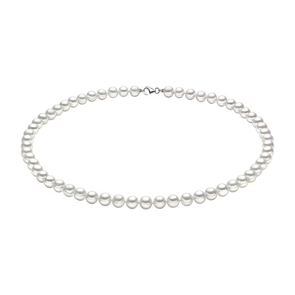 Comete Collana filo di perle in Oro 18KT e Perle coltivate Ø 6/6,5 mm – FWQ105S