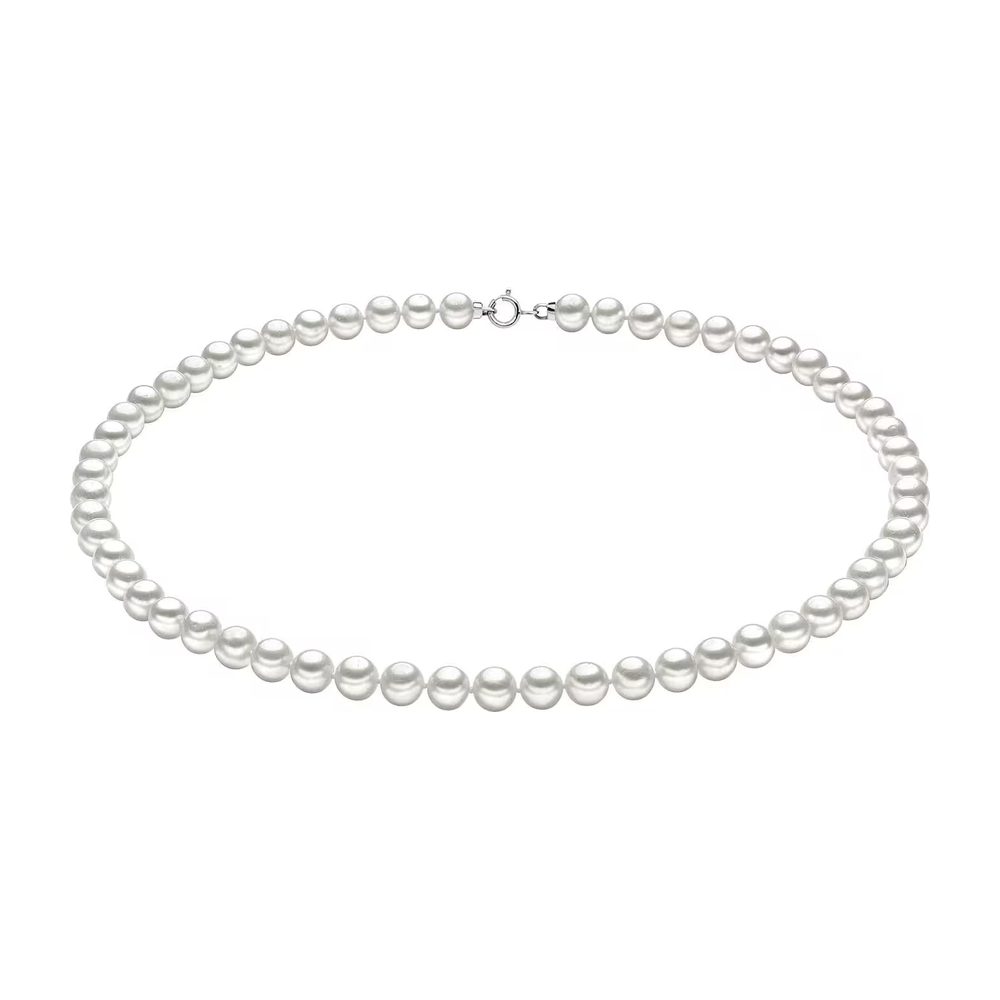 Comete Collana filo di perle in Oro 18KT e Perle coltivate Ø 7/7,5 mm – FWQ107AM