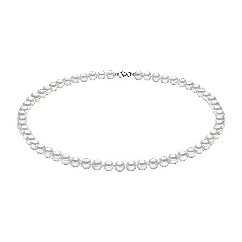 Comete Collana filo di perle in Oro 18KT e Perle coltivate Ø 7/7,5 mm – FWQ107S