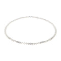 Comete Collana filo di perle in Oro 18KT e sfere diamantate – FWQ193B