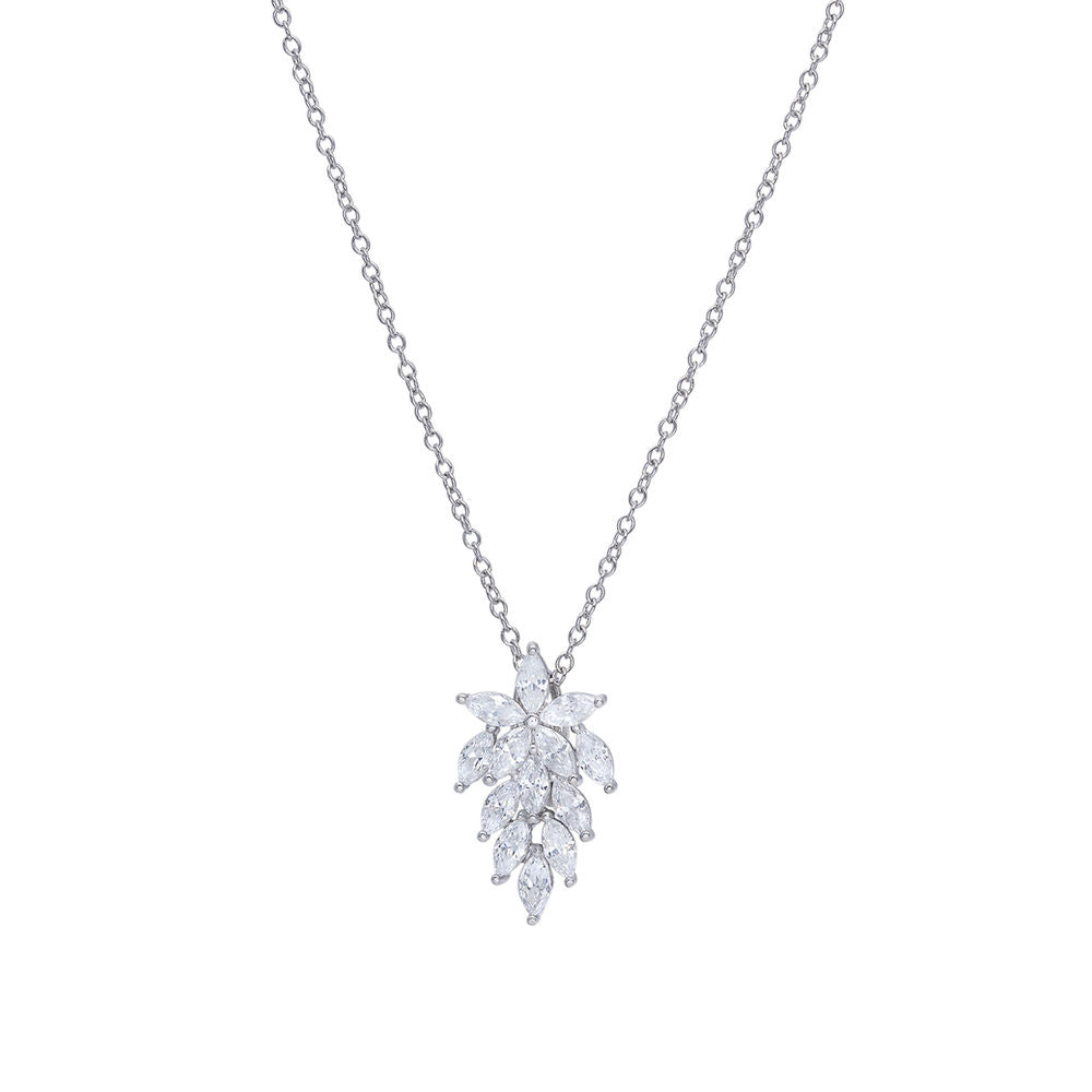 Comete Collana Glamour in Argento con zirconi bianchi e stella – GLA262