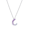 Comete Collana in Argento e Zirconi degradè rosa – GLA261
