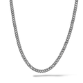 Comete Collana in Argento rodiato, Acciaio, zirconi bianchi – UGL768