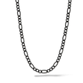 Comete Collana in Argento rutenio, zirconi neri – UGL765