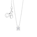 Comete Girocollo punto luce a quattro griffe in Oro 9KT e Diamante bianco – KGLB1414