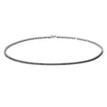 Comete Collana Tennis in Argento con zirconi neri – UGL738