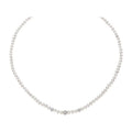 Comete Girocollo filo di perle in Oro 18KT e sfere diamantate – FWQ195B