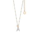 Comete Girocollo in Argento Lettera A – GLA173