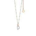 Comete Girocollo in Argento Lettera D – GLA176