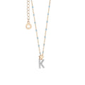 Comete Girocollo in Argento Lettera K – GLA183