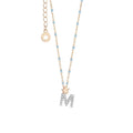 Comete Girocollo in Argento Lettera M – GLA185