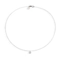 Comete Girocollo Storia di Luce in Oro bianco 9 kt con diamante 0,50 ct KGLB1425 – KGLB1425