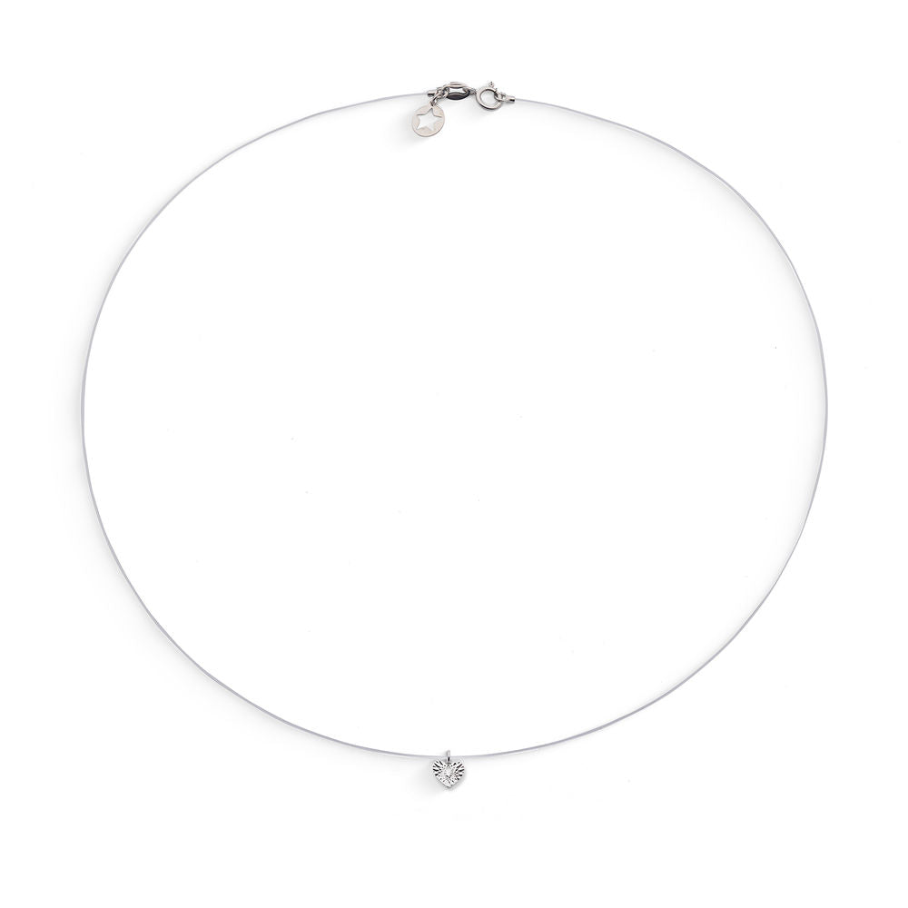 Comete Girocollo Storia di Luce in Oro bianco 9 kt con diamante 1 ct KGLB1430 – KGLB1430