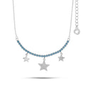 Comete Girocollo Tennis in Argento Stella – GLA257