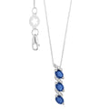 Comete Girocollo trilogy in Oro 18KT, Zaffiri blu e Diamanti bianchi – GLB1637