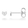 Comete Orecchini cuore in Oro 9KT e Diamanti bianchi – KORB1025