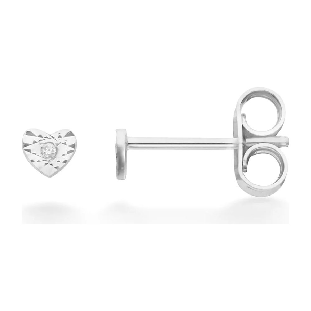 Comete Orecchini cuore in Oro 9KT e Diamanti bianchi – KORB1026
