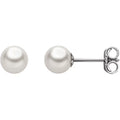 Comete Orecchini in Oro 18KT e Perle coltivate Ø 5/5,5 mm – ORP148B