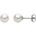 Comete Orecchini in Oro 18KT e Perle coltivate Ø 7/7,5 mm – ORP150B