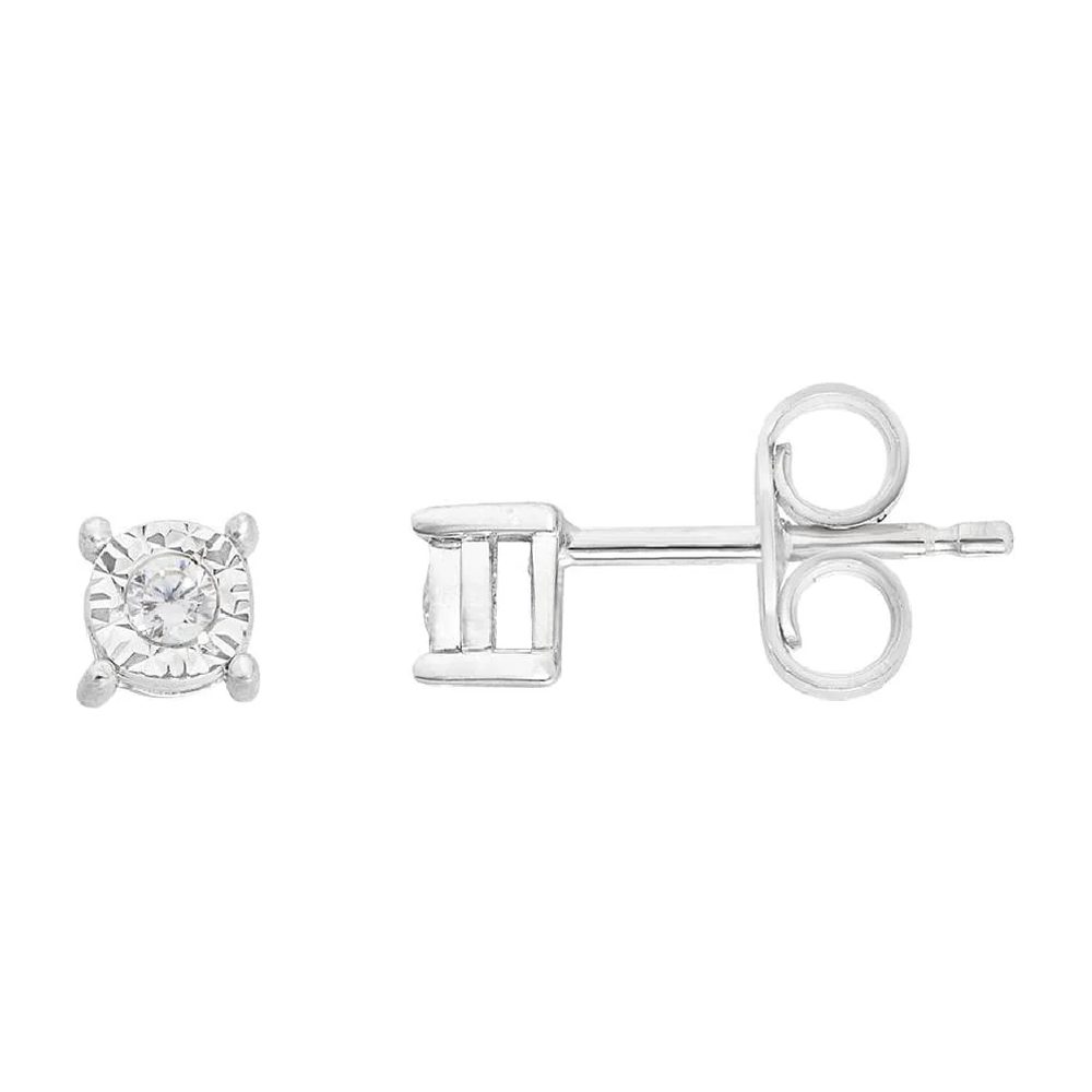 Comete Orecchini punto luce in Oro 9KT e Diamanti bianchi – KORB1011