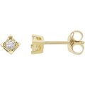 Comete Orecchini punto luce in Oro giallo 18KT e Diamanti bianchi – ORB1005G