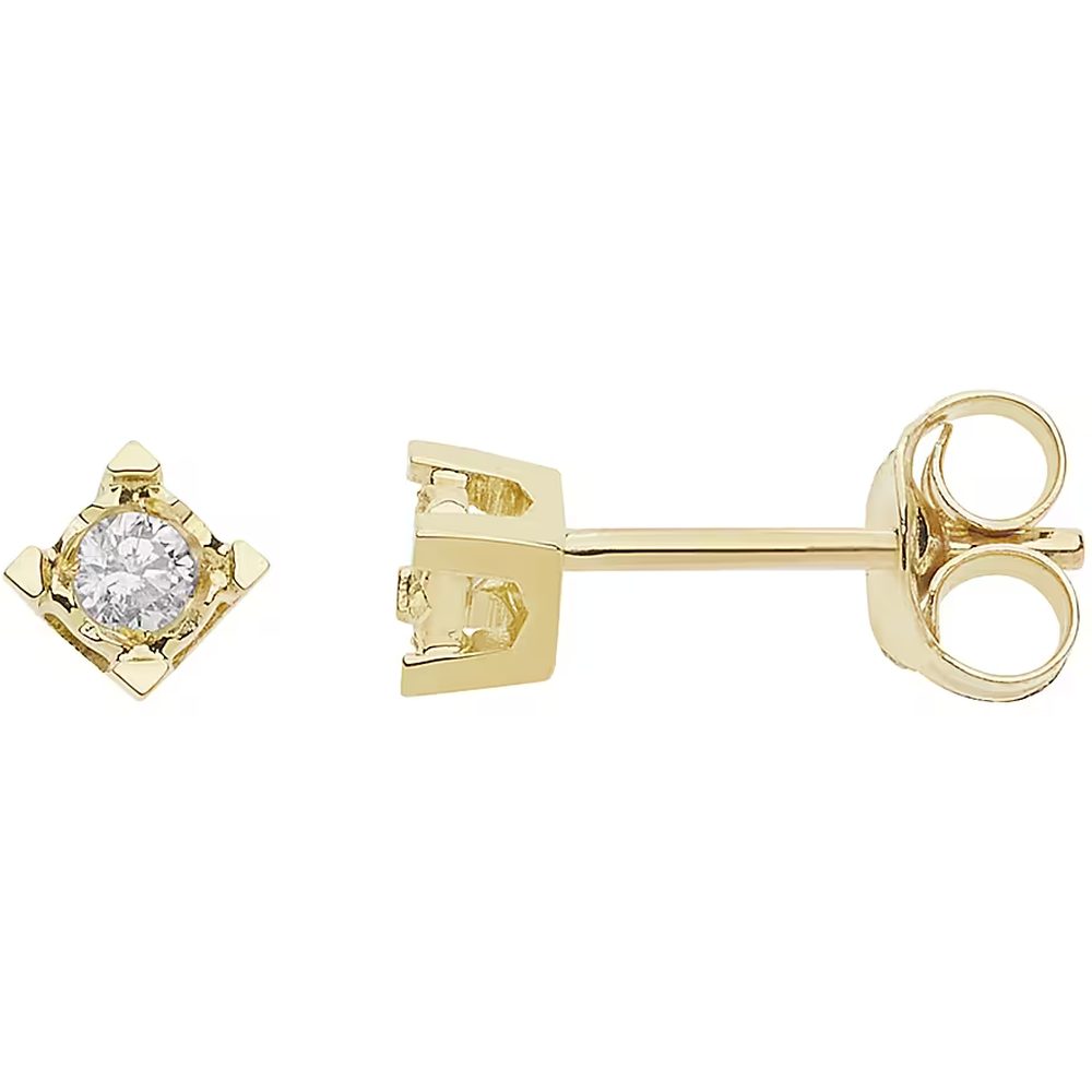 Comete Orecchini punto luce in Oro giallo 18KT e Diamanti bianchi – ORB1005G