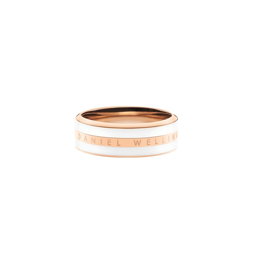 Daniel Wellington | Anello Emalie Satin White Rose Gold – foto 2