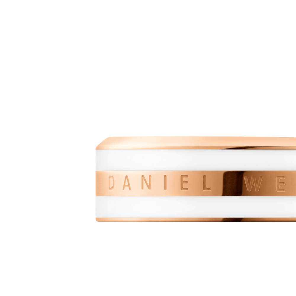 Daniel Wellington | Anello Emalie Satin White Rose Gold – foto 3