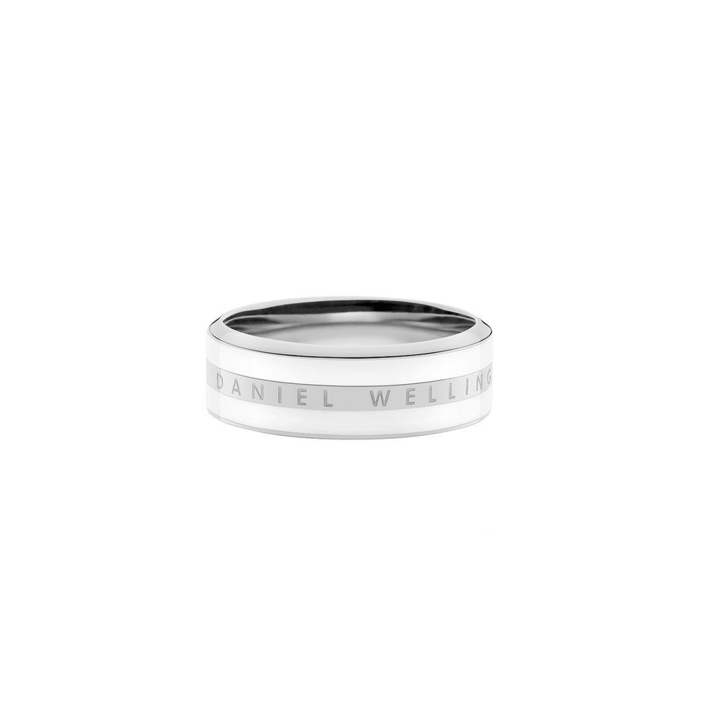 Daniel Wellington | Anello Emalie Satin White Silver – foto 4