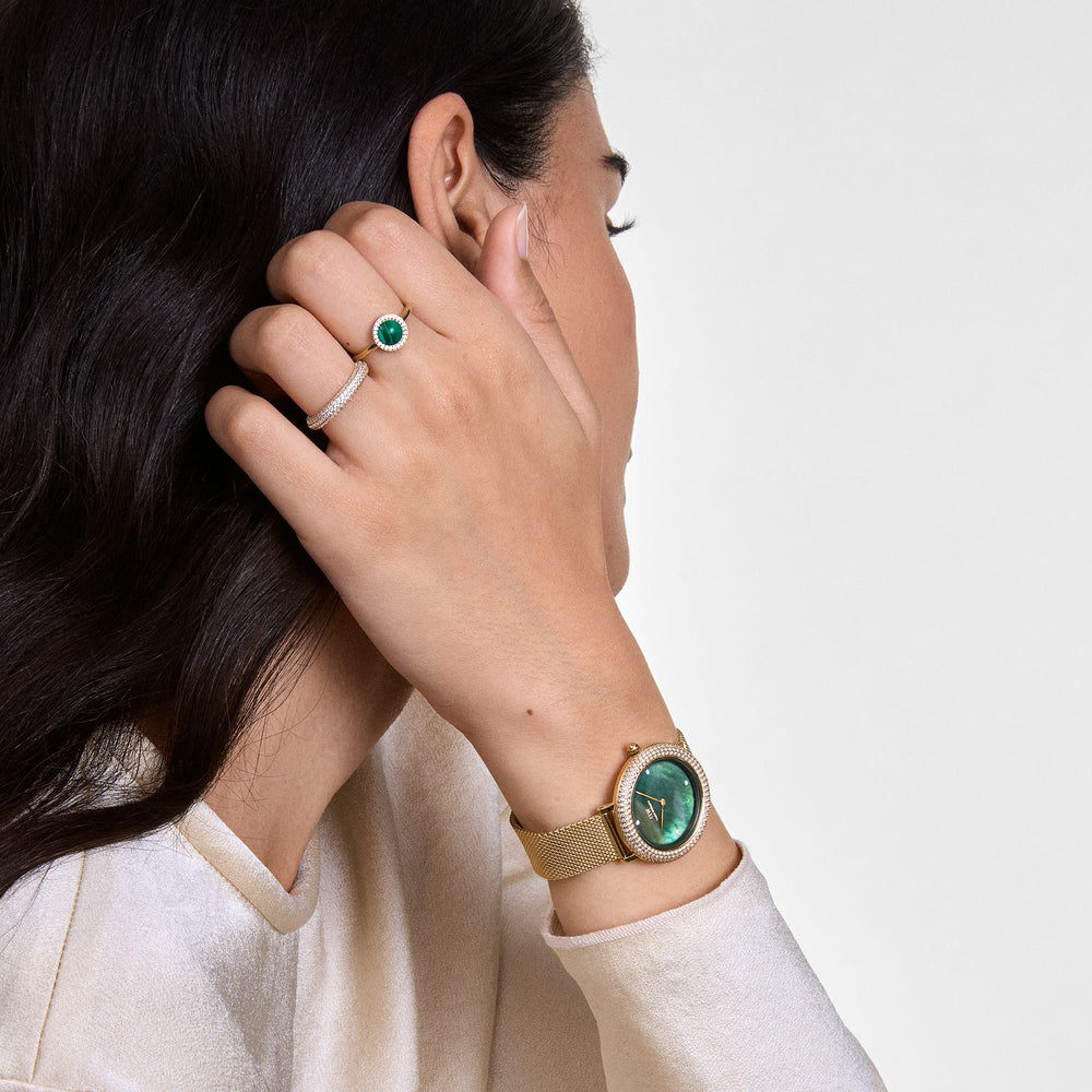 Daniel Wellington | Anello Pavé Crystal Gold – foto 2