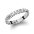 Daniel Wellington | Anello Pavé Crystal Silver