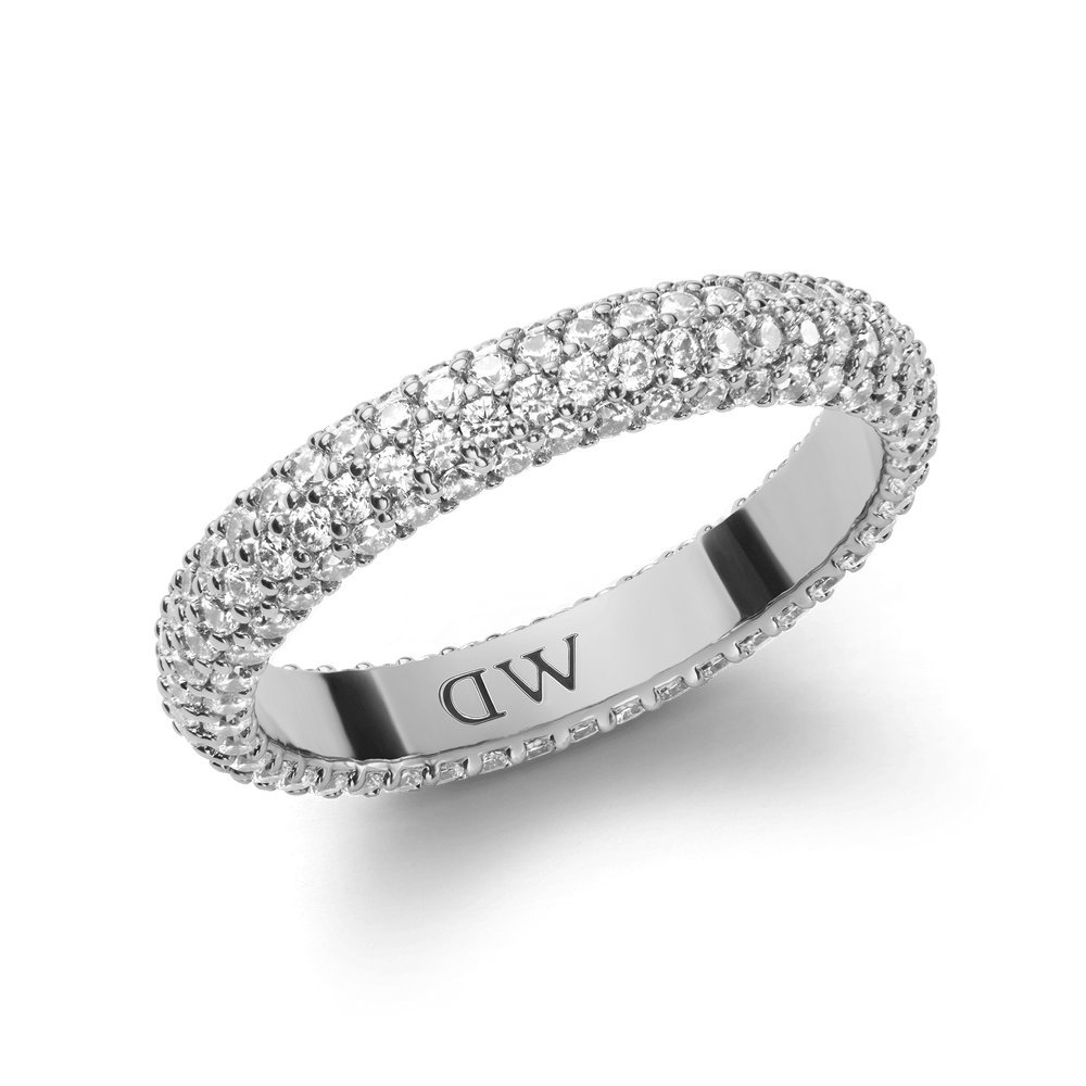 Daniel Wellington | Anello Pavé Crystal Silver