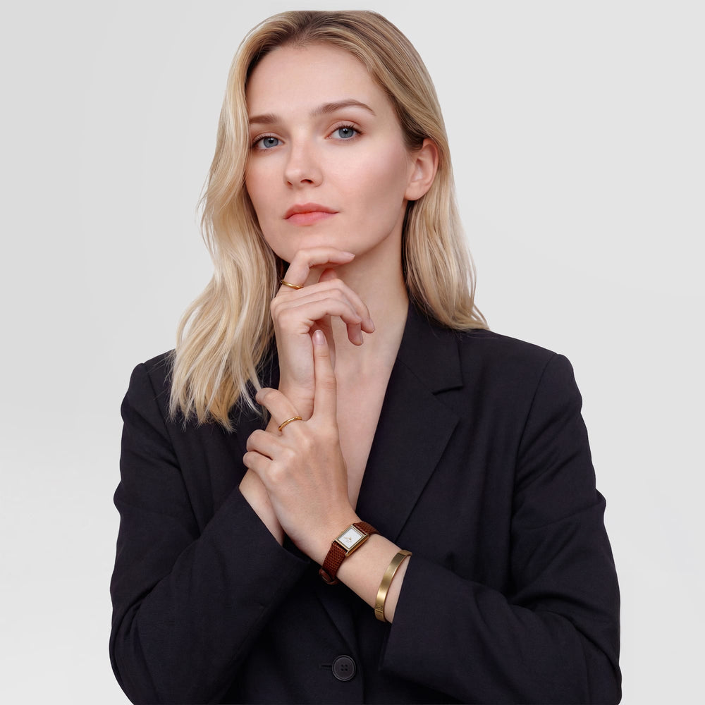 Daniel Wellington | Bound Mini Light Brown Lizard Gold – foto 2