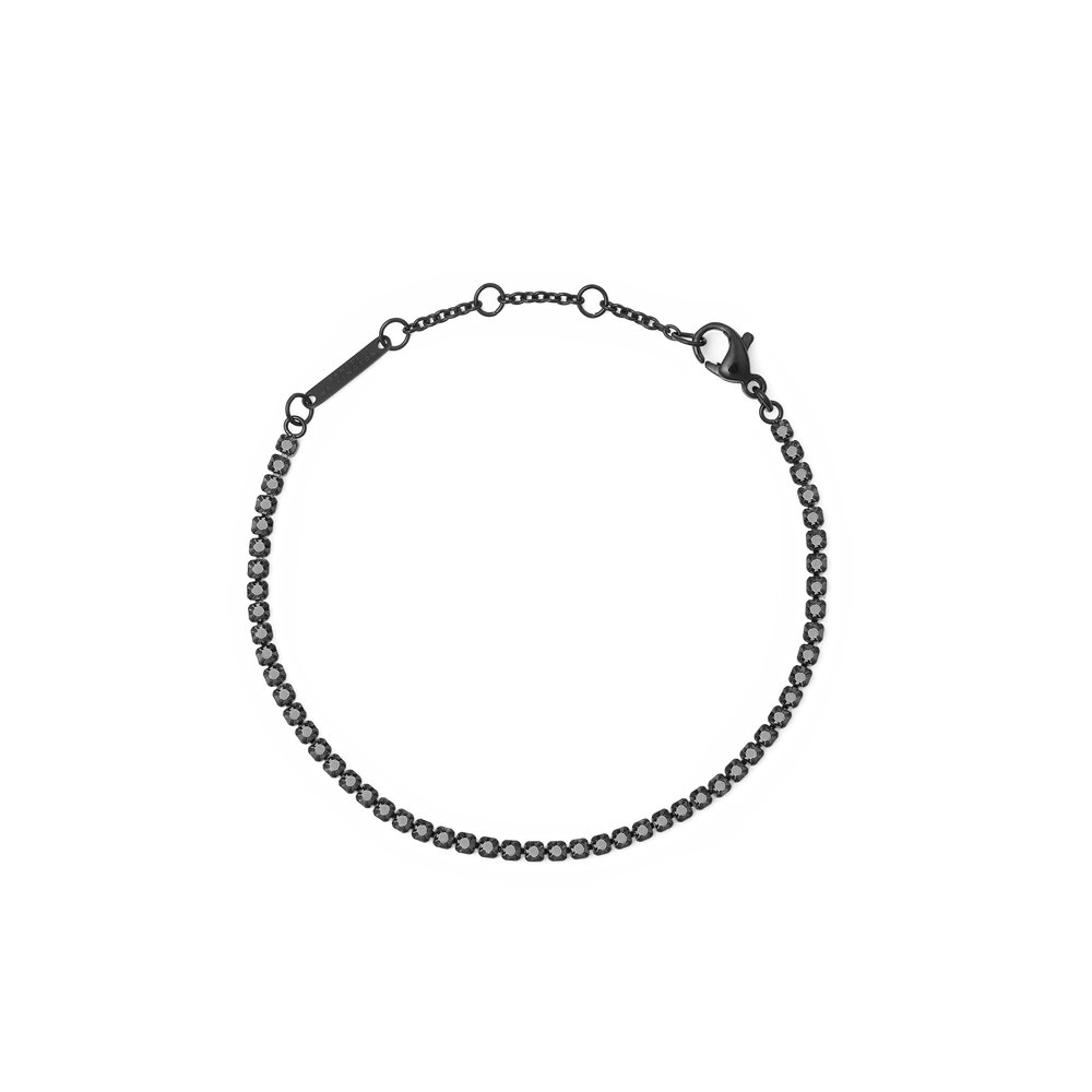 Daniel Wellington | Bracciale Tennis Black Crystal