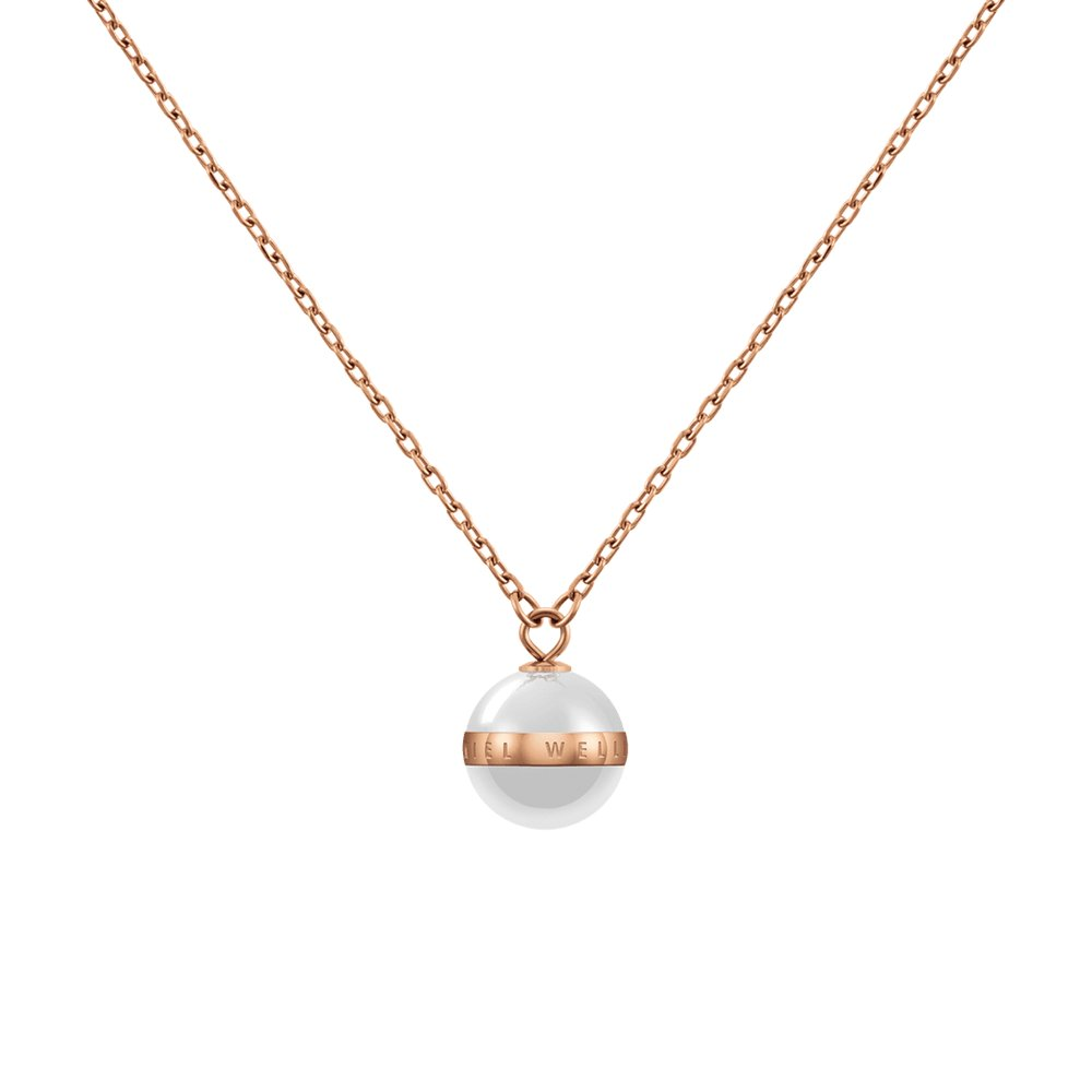 Daniel Wellington | Collana Aspiration Rose Gold Satin White