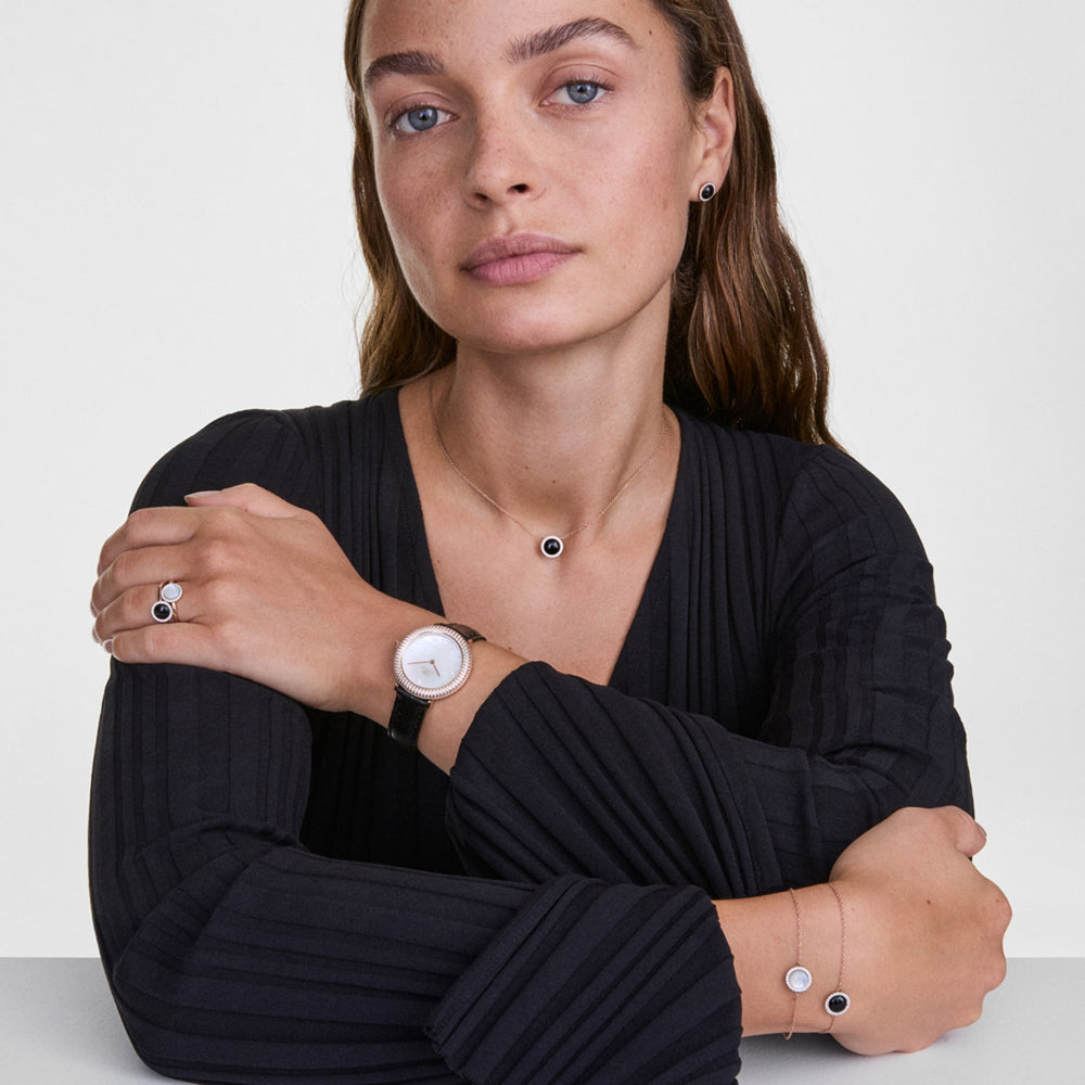 Daniel Wellington | Crystalline Bezel Black Croc Rose Gold – foto 2