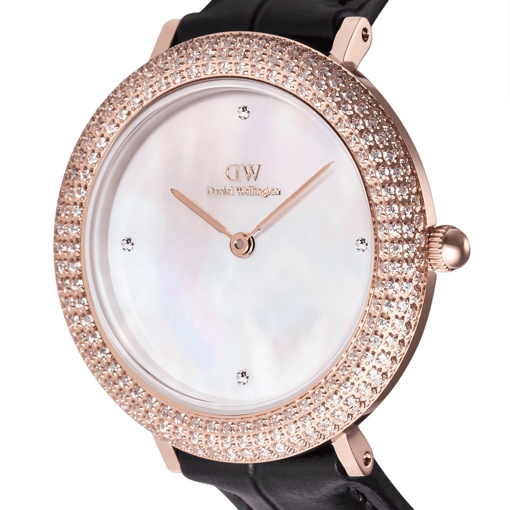 Daniel Wellington | Crystalline Bezel Black Croc Rose Gold – foto 5