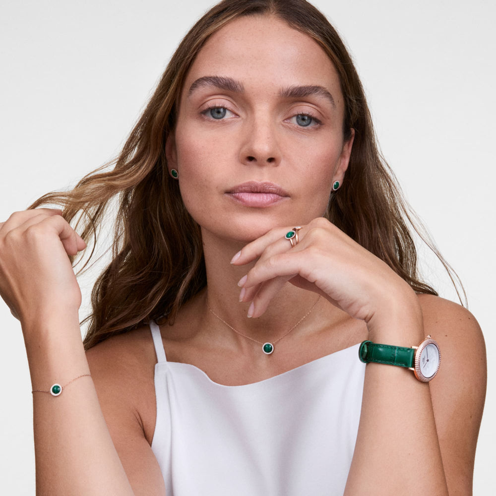 Daniel Wellington | Crystalline Bezel Green Croc Rose Gold – foto 2