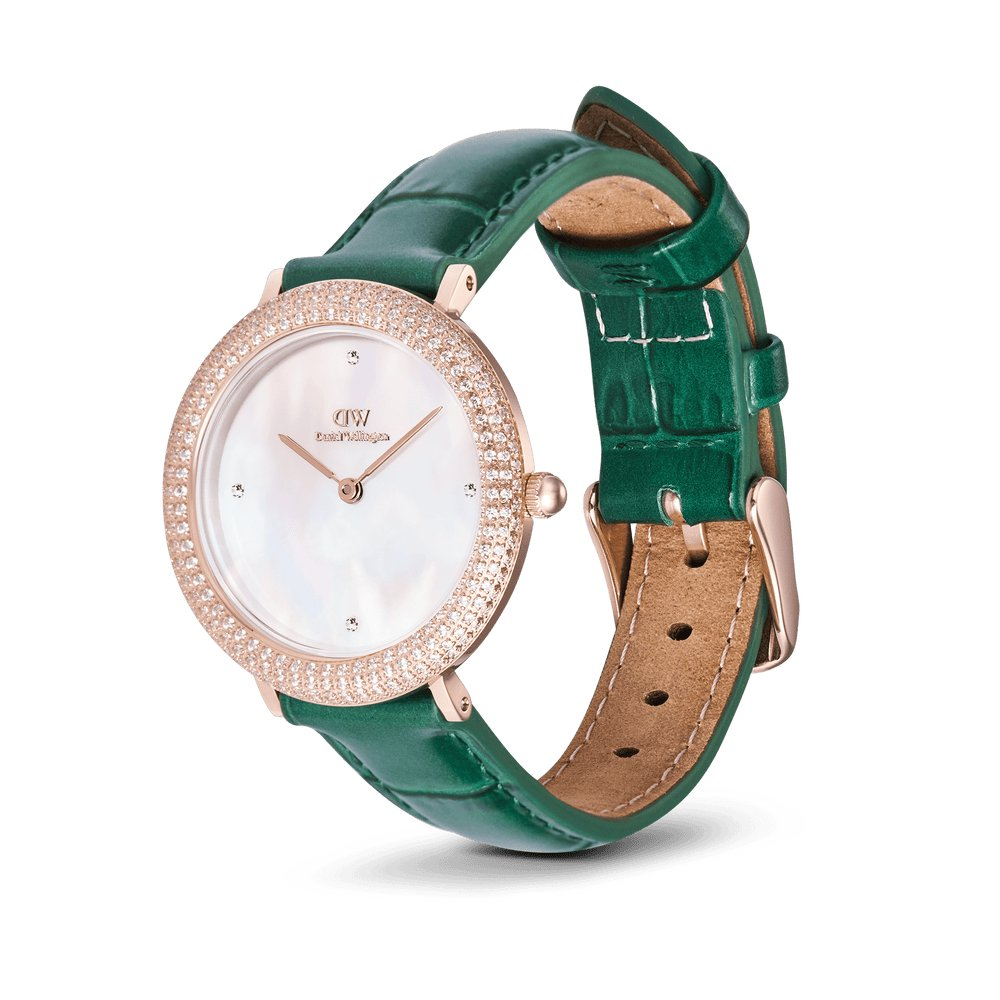 Daniel Wellington | Crystalline Bezel Green Croc Rose Gold – foto 3