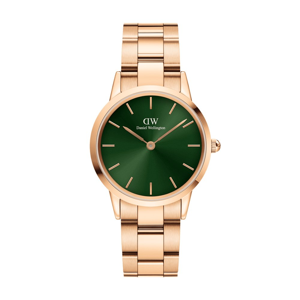 Daniel Wellington | Iconic Link Emerald Green Rose Gold