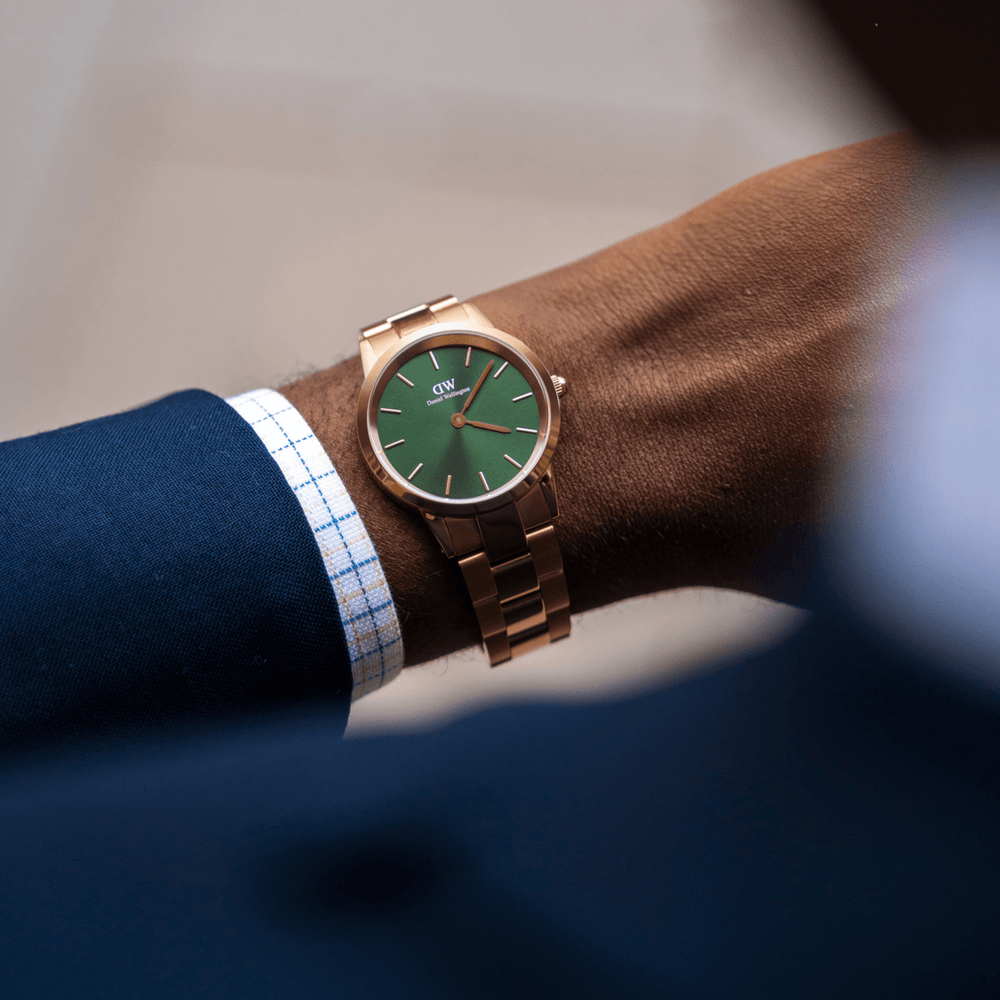 Daniel Wellington | Iconic Link Emerald Green Rose Gold – foto 2