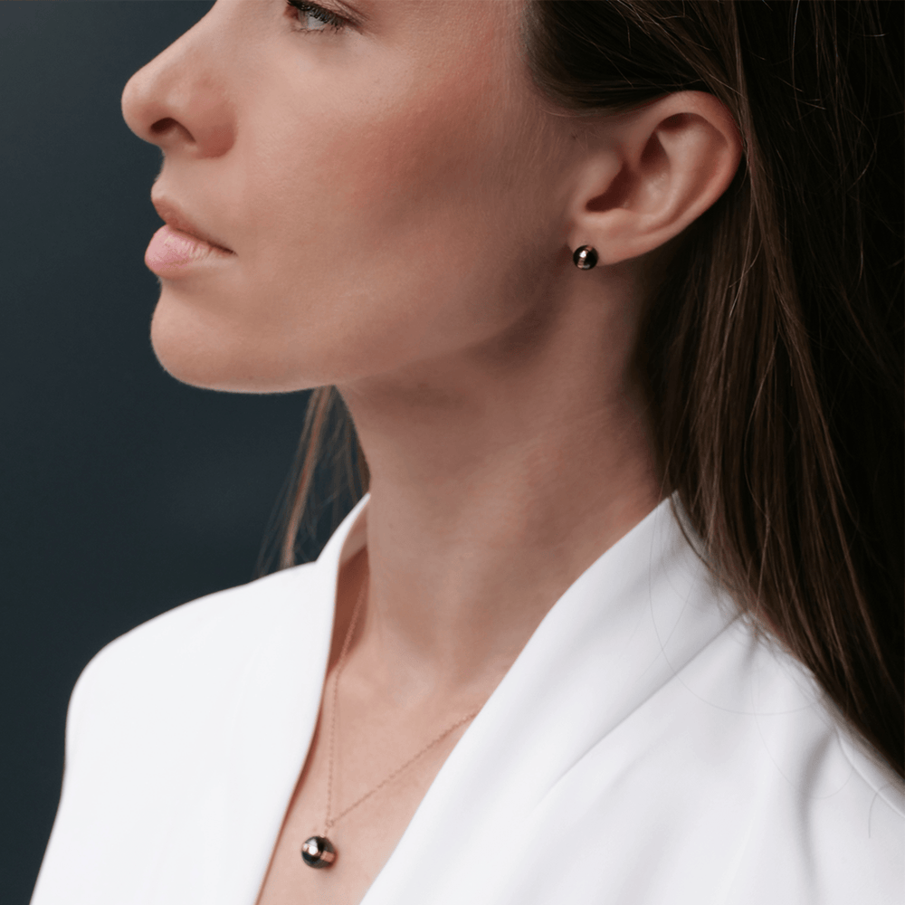 Daniel Wellington | Orecchini Aspiration Rose Gold Black – foto 2