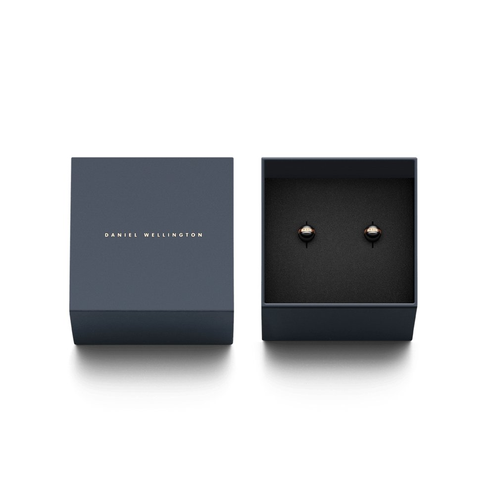 Daniel Wellington | Orecchini Aspiration Rose Gold Black – foto 5