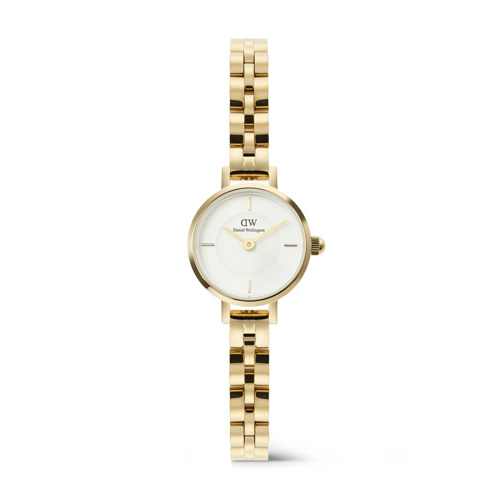 Daniel Wellington | Petite Mini Arch 3-link White Gold