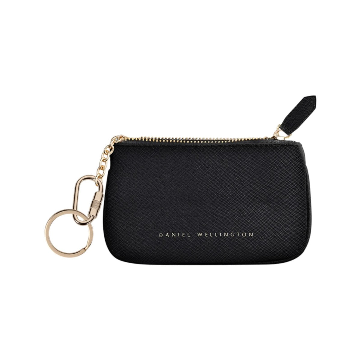 Daniel Wellington | Portachiavi Keyring with Zip Saffiano Nero