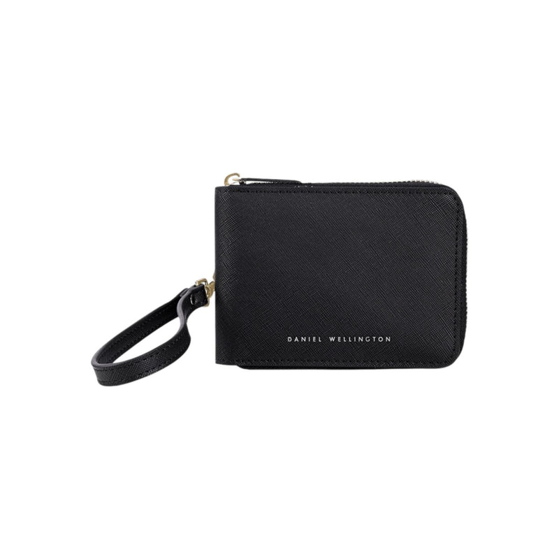 Daniel Wellington | Portafoglio Round Zip Saffiano Nero