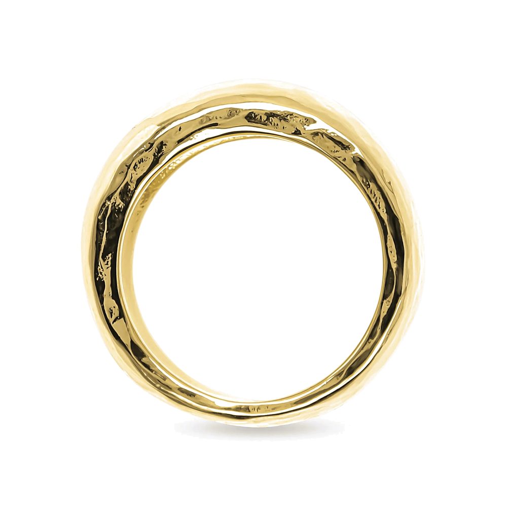 ETRUSCA | Anello a Fascia Martellato