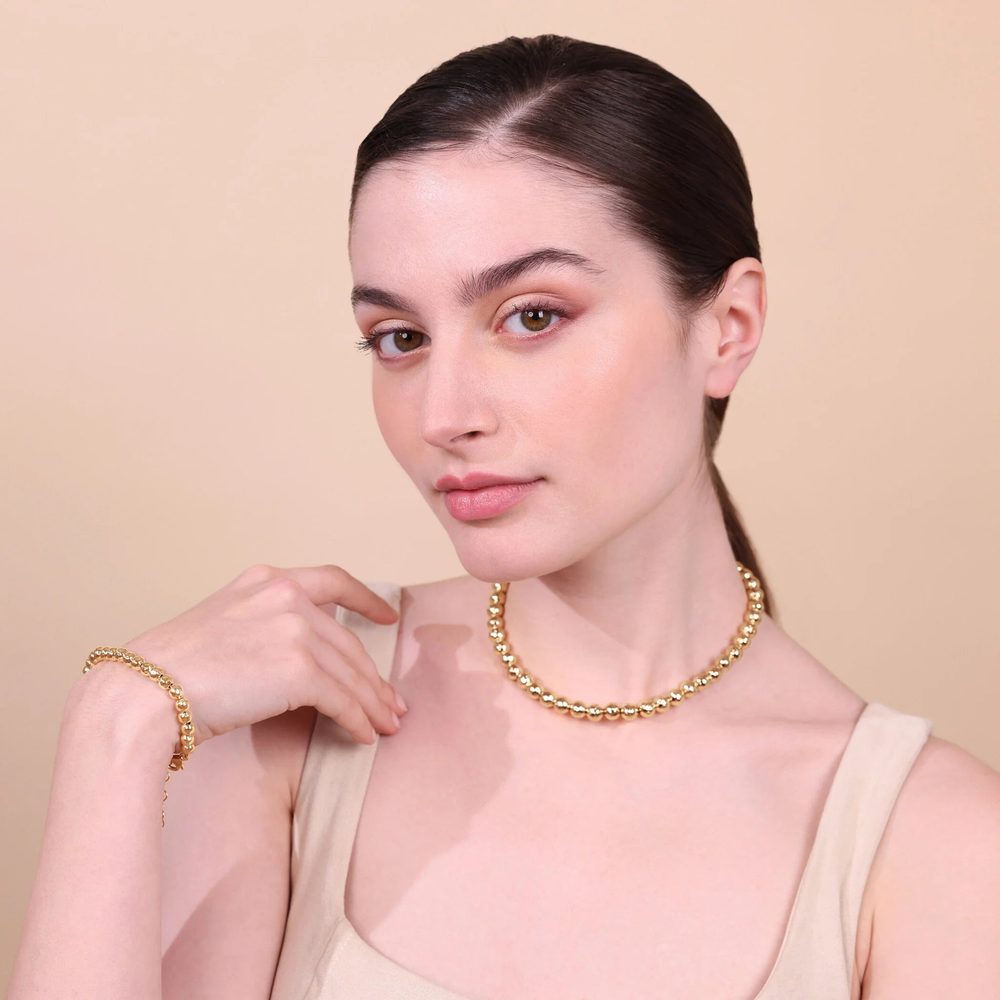 ETRUSCA | Bracciale con Sfere Martellate