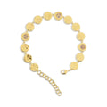 ETRUSCA | Bracciale Eclissi Dorata con Pavé di Cubic Zirconia