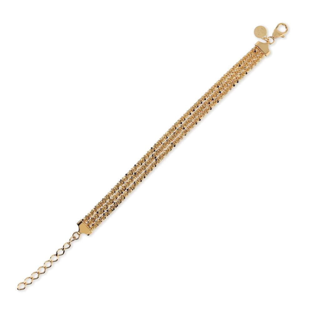 ETRUSCA | Bracciale Multifilo Catena Margherita